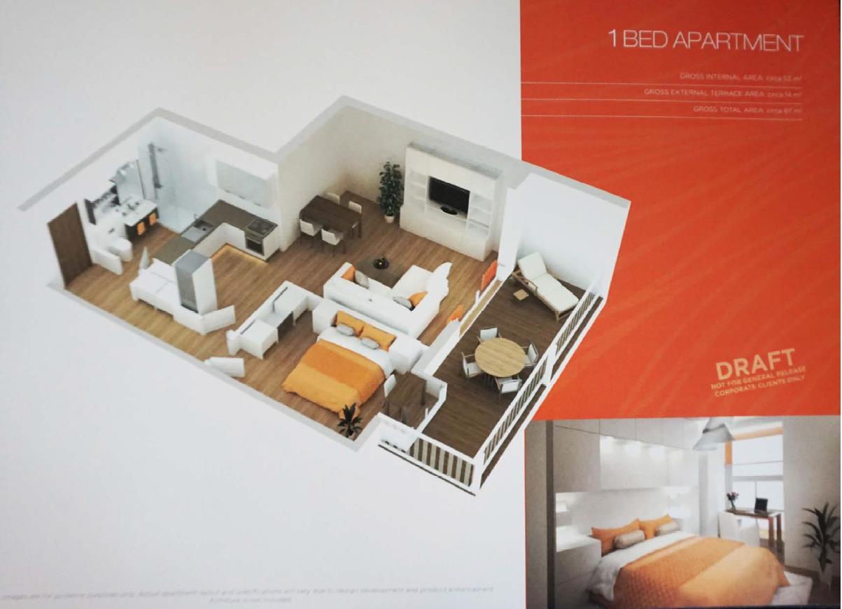 Image of Apartment - 1 Bedrooms - 1 Bathrooms for Rental in Marina Club-Gibraltar, Image 9
